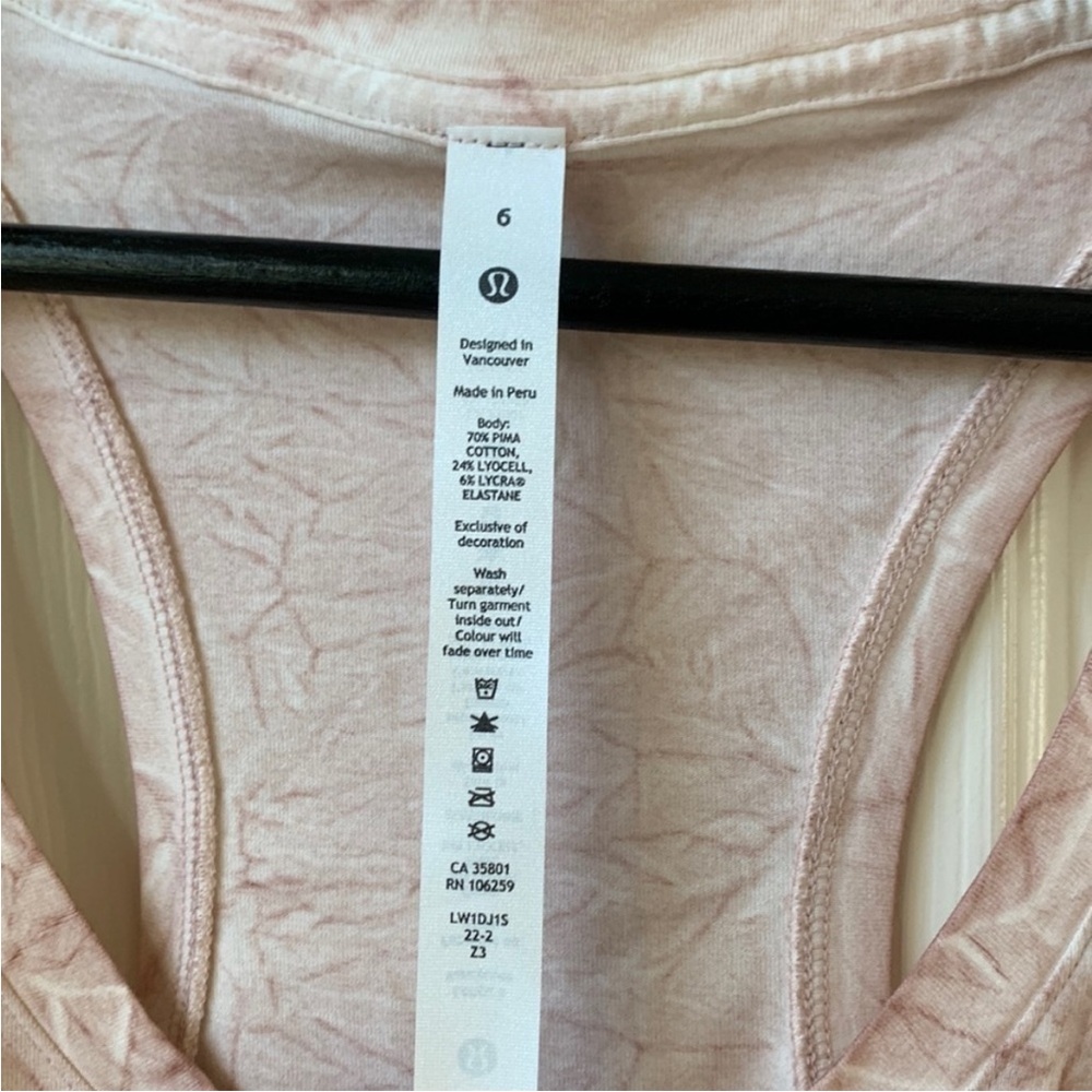 NWT Lululemon love tank *wash MMTV - Picture 3 of 8
